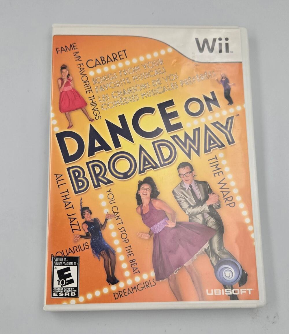 Dance on Broadway (Nintendo Wii, 2010) CIB Complete - English & French Manuals